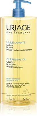 Uriage Hygiene Cleansing Oil - Масло для очищения лица и тела, 1000 мл