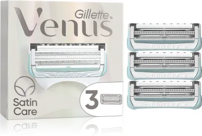 Кассеты сменные для бритвы Gillette Venus For Pubic Hair Skin для деликатных зон, с двумя лезвиями, 3 шт
