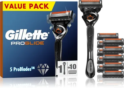 Gillette ProGlide - Бритва + сменные лезвия, 10 шт