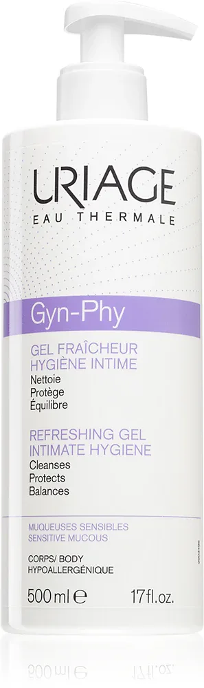 Uriage Gyn-Phy Refreshing Gel Intimate Hygiene - Гель для интимной гигиены - освежающий гель