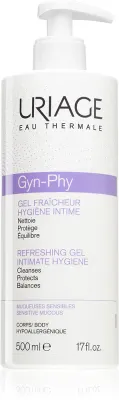 Uriage Gyn-Phy Refreshing Gel Intimate Hygiene - Гель для интимной гигиены - освежающий гель, 500 мл