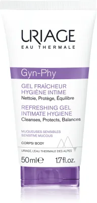 Uriage Gyn-Phy Refreshing Gel Intimate Hygiene - Гель для интимной гигиены - освежающий гель, 50 мл