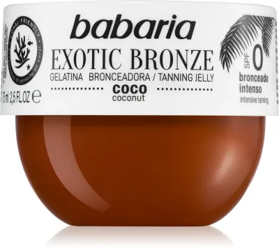 Babaria Tanning Jelly Exotic Bronze - Гель для тела для интенсивного загара, 75 мл