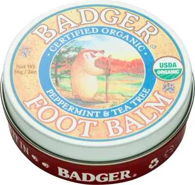 Badger Balm - Глубоко увлажняющий бальзам для сухих и треснувших пяток, 56 г