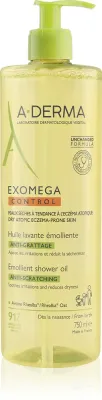 Масло для душа A-Derma Exomega Control Emollient Shower Oil смягчающее, для сухой и атопичной кожи, 750 мл