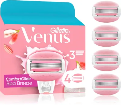 Gillette Venus ComfortGlide Spa Breeze - Запасные лезвия, 10 шт, 4 шт