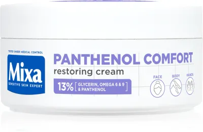 Mixa Panthenol Comfort - Регенерирующий крем для тела для сухой и атопической кожи, 150 мл