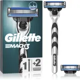 Gillette Mach3 - Бритва + сменные лезвия, 2 шт — фото 1