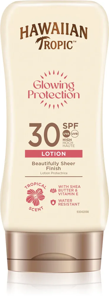 Hawaiian Tropic Glowing Protection Beautifully Sheer Finish - Молочко для загара SPF 30, 180 мл