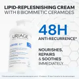 Uriage Xemose C8+ Lipid-Replenishing Anti-Irritation Cream - Успокаивающий крем для тела, восполняющий липиды для сухой и атопической кожи — фото 3