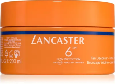 Lancaster Sun Beauty Tan Deepener - Защитный тонизирующий гель SPF 6, 200 мл