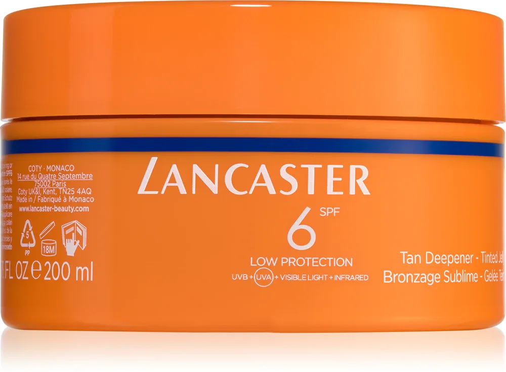 Lancaster Sun Beauty Tan Deepener - Защитный тонизирующий гель SPF 6, 200 мл
