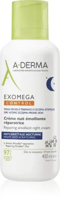 A-Derma Exomega Control Repairing Emollient Night Cream - Восстанавливающий ночной крем против зуда