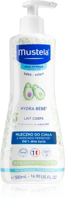 Mustela Bebe Hydra Bebe - Увлажняющее молочко для тела для детской кожи, 500 мл