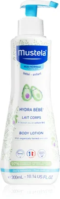 Mustela Bebe Hydra Bebe - Увлажняющее молочко для тела для детской кожи, 300 мл