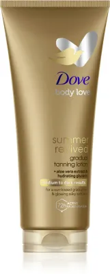 Dove DermaSpa Summer Revived - Самозагарное молочко для тела, 200 мл