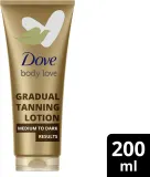 Dove DermaSpa Summer Revived - Самозагарное молочко для тела, 200 мл, оттенок Medium to Dark — фото 2