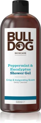 Bulldog Peppermint & Eucalyptus Shower Gel - Гель для душа для мужчин, 500 мл