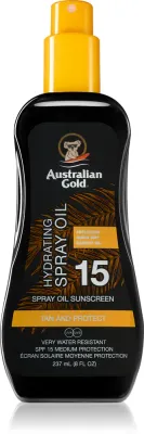 Australian Gold Spray Oil Sunscreen - Солнцезащитное масло для тела в спрее SPF 15, 237 мл
