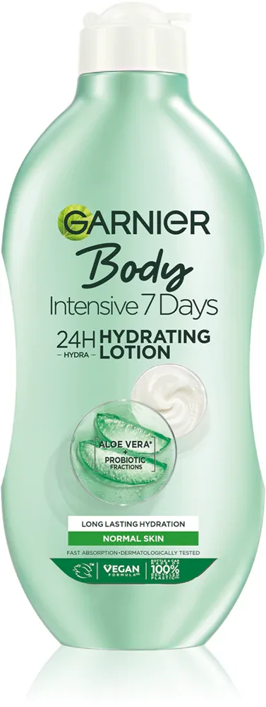 Garnier Intensive 7 Days - Увлажняющее молочко для тела с алоэ, 400 мл