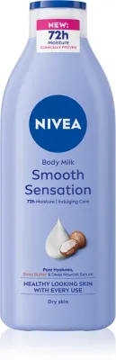 NIVEA Smooth Sensation - Увлажняющее молочко для тела для сухой кожи, 400 мл