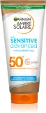 Garnier Ambre Solaire Sensitive Advanced - Молочко для загара для чувствительной кожи SPF 50+, 175 мл — фото 1