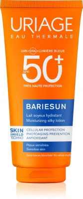 Молочко солнцезащитное Uriage Bariesun Silky Lotion SPF 50+ для лица, некомедогенное, 100 мл
