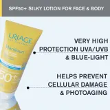 Молочко солнцезащитное Uriage Bariesun Silky Lotion SPF 50+ для лица, некомедогенное, 100 мл — фото 4