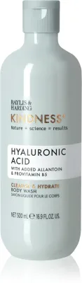 Baylis & Harding Kindness+ Hyaluronic Acid - Увлажняющий гель для душа аромат Pear & Neroli, 500 мл