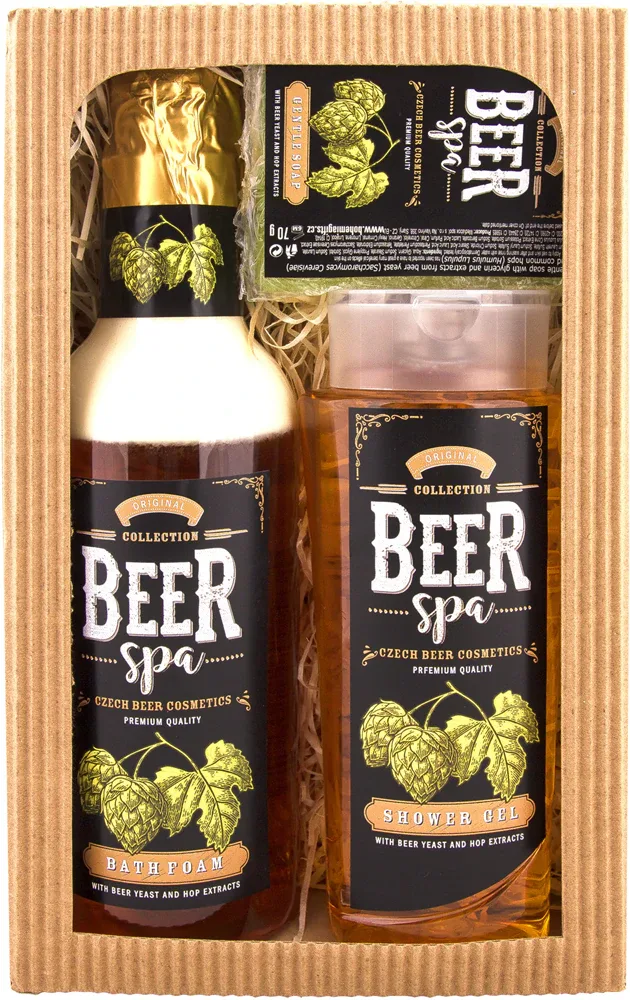 Bohemia Gifts & Cosmetics Beer Spa - Подарочный набор для мужчин для ванны