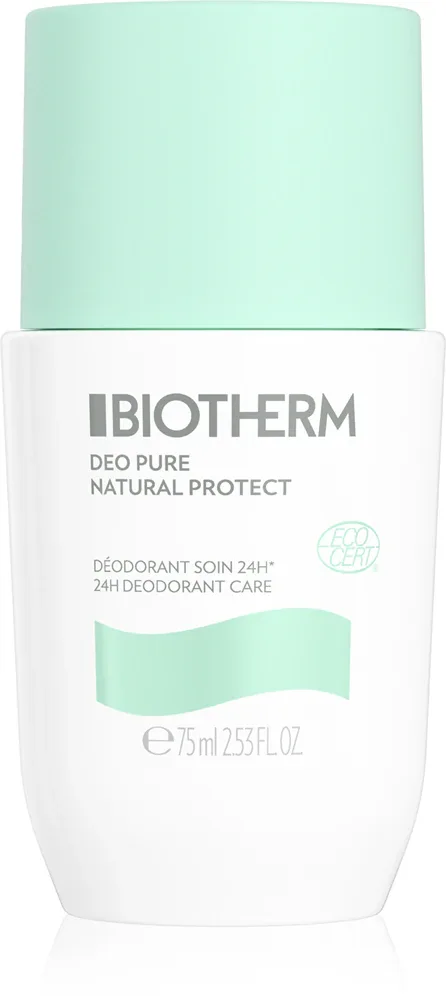 Biotherm Deo Pure Natural Protect - Дезодорант ролл-он, 75 мл