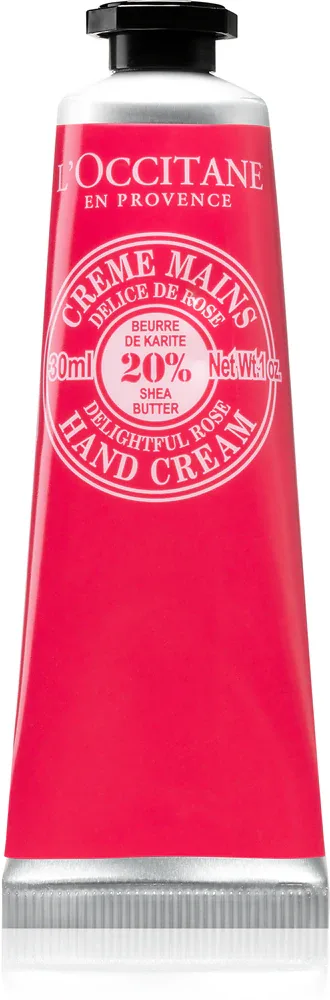L’Occitane Karite Hand Cream - Крем для рук с розовым ароматом, 30 мл