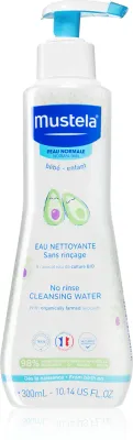 Mustela Bebe PhysiObebe - очищающая вода для детей с рождения, 300 мл