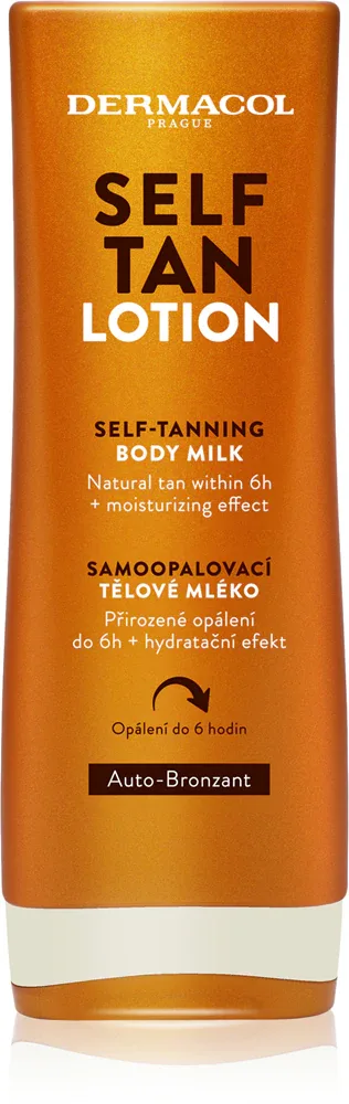 Автозагар для тела Dermacol Sun Self Tan молочко, для всех типов кожи, 200 мл