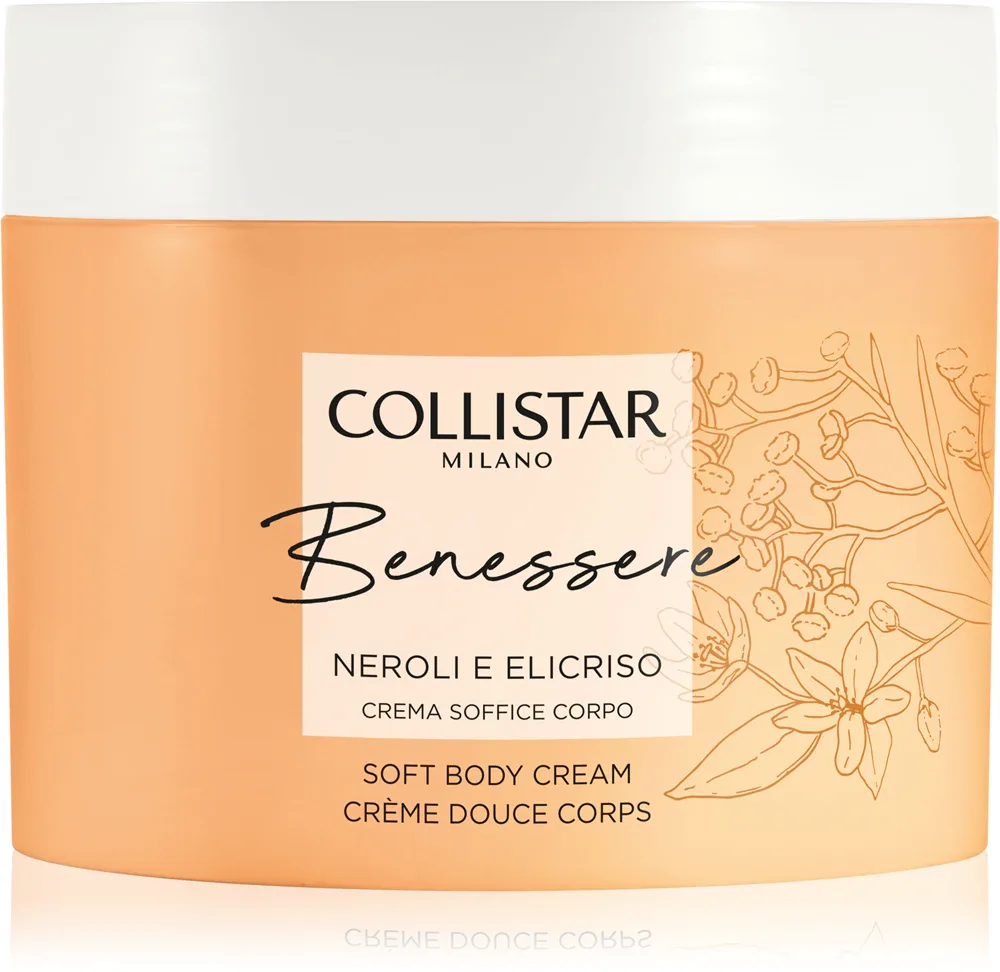 Collistar Benessere Neroli and Helichrysum - Шелковистый нежный крем для тела, 200 мл