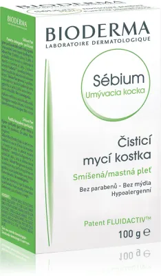 Bioderma Sebium - Твердое мыло для жирной и комбинированной кожи, 100 г
