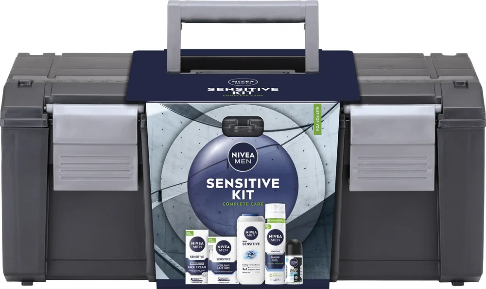 NIVEA MEN Sensitive Kit - Подарочный набор для лица и тела