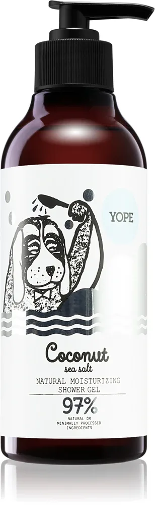 Yope Coconut & Sea Salt - Увлажняющий гель для душа, 400 мл