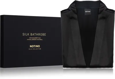 Notino Silk Collection Silk Bathrobe - Шелковый халат, 1 шт, 1 шт (NOI03416)