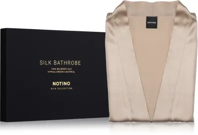 Notino Silk Collection Silk Bathrobe - Шелковый халат, 1 шт, 1 шт (NOI03415)