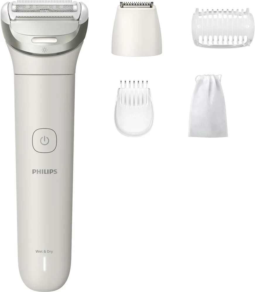Депилятор Philips Series 8000 Wet Dry BRL147/00 для тела, для сухого и влажного использования, 1 шт