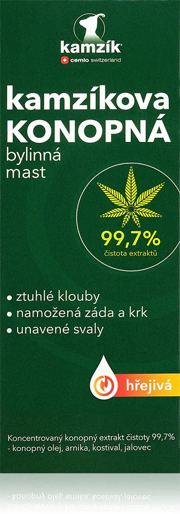 Мазь для кожи Cemio Kamzik hemp ointment для местного ухода, 200 мл