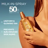 Garnier Ambre Solaire Ideal Bronze - Молочко для загара в спрее для тела SPF 50, 150 мл — фото 6