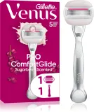 Бритва женская Gillette Venus ComfortGlide Sugarberry 5 лезвий, с увлажняющими полосками, 1 шт z wymienną głowicą — фото 1