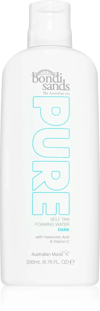 Bondi Sands Pure Self Tan Foaming Water Dark - Автозагар с увлажняющим действием, 200 мл