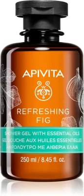 Apivita Refreshing Fig Shower Gel - Освежающий гель для душа с эфирными маслами, 250 мл