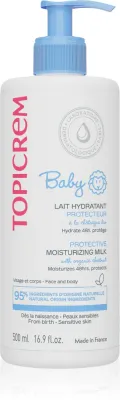 Topicrem BABY My 1st Ultra-Moisturizing Milk - Увлажняющее молочко для лица и тела для сухой и чувствительной кожи, 500 мл