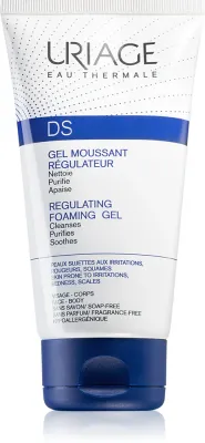 Uriage DS Regulating Foaming Gel - Гель для душа успокаивающий для сухой и зудящей кожи, 150 мл