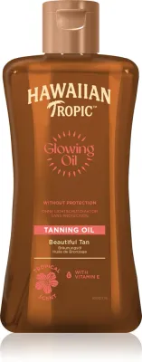 Hawaiian Tropic Glowing Oil Tanning - Масло для тела, продлевающее загар, 200 мл