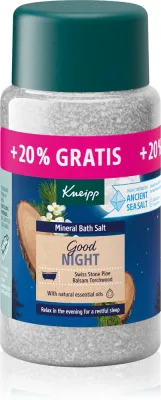 Соль для ванны Kneipp Good Night с натуральными маслами, Swiss Stone Pine & Balsam Torchwood 600 г